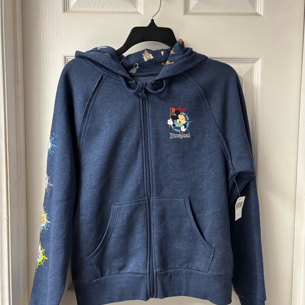 Disney Kids Navy Blue Hoodie with Mickey Design